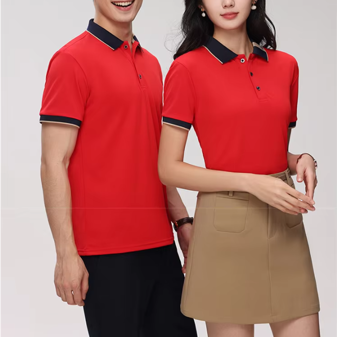 Mens Short Sleeve Polo Shirt Golf Jersey