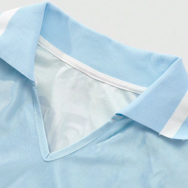 V Neck Loose Sports Short Sleeve Soccer Jersey