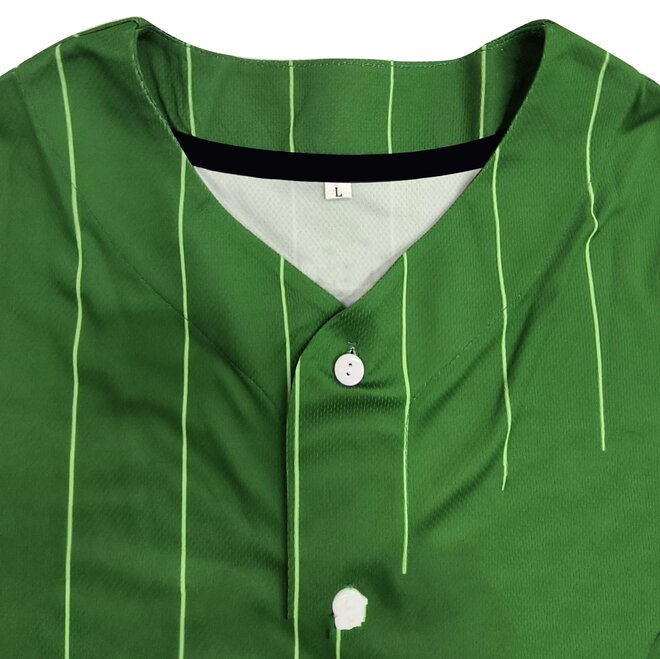Breathable and Plus Size Sublimation Baseball Jersey