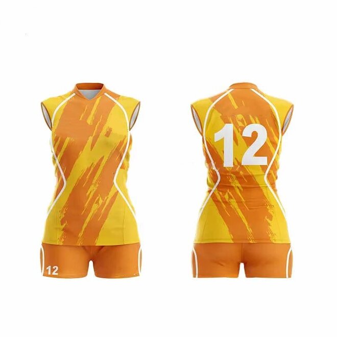 Womens Sleeveless Volleyball Jersey Set