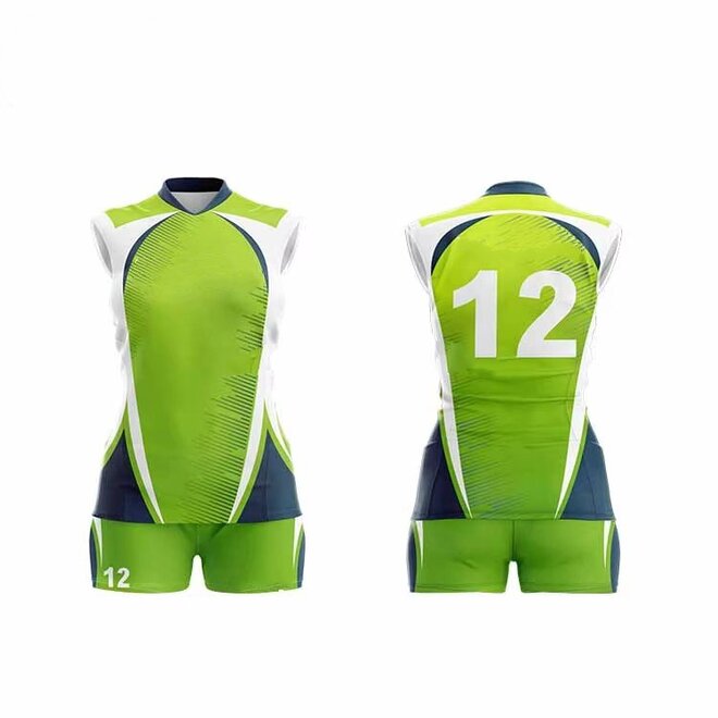 Womens Sleeveless Volleyball Jersey Set