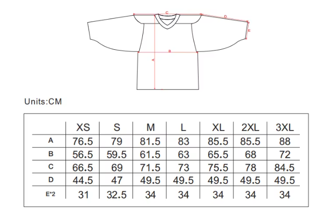 Womens Long Sleeve Ice Hockey Sports Wear