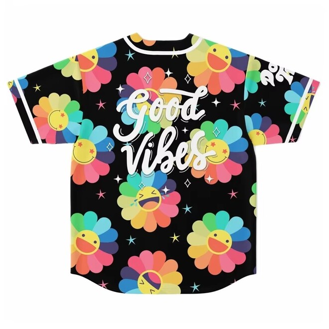 Youth Floral Baseball Jersey