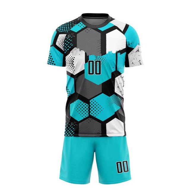 Youth Short Sleeve Soccer Jersey Set