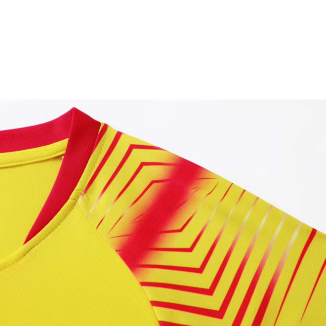 Polyester Short Sleeve Youth Soccer Jersey Set