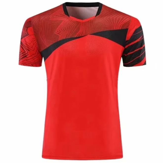 Quick Dry Breathable Eco Friendly Youth Table Tennis Shirt