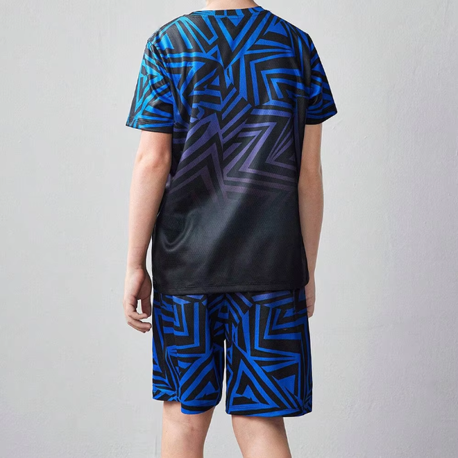 Lightweight Polyester Fabric Football Jersey Set