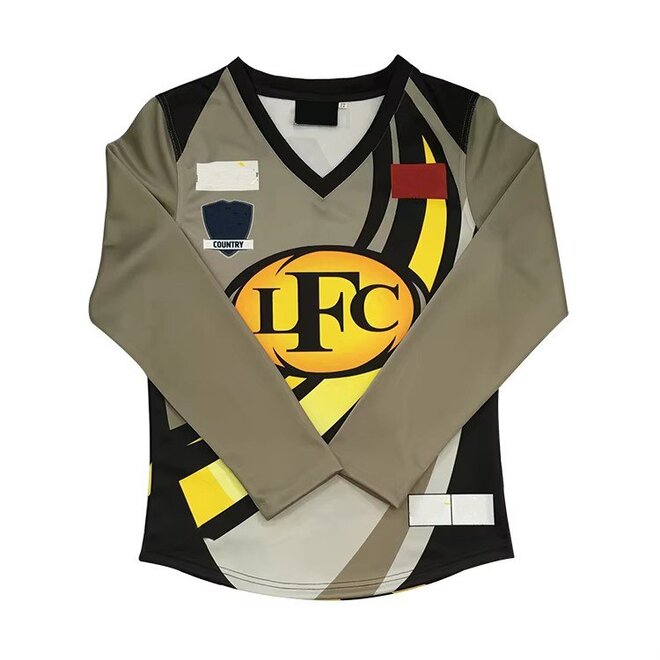 Long Sleeve Unisex Anti Bacterial Quick Dry Heat Transfer Printed Football Jersey