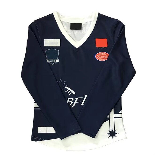 Long Sleeve Unisex Anti Bacterial Quick Dry Heat Transfer Printed Football Jersey