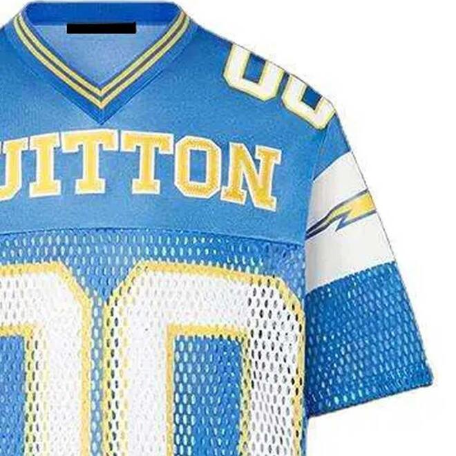 Mens Boxy Custom Athletic Polyester Mesh Oversized Cropped Rugby Jersey Streetwear Set