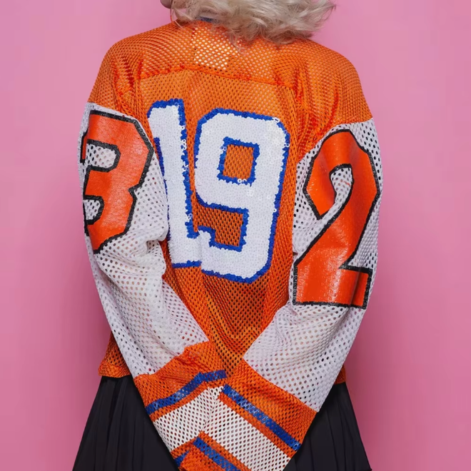 Full Sleeves Mesh Streetwear Oversized Rugby Jersey